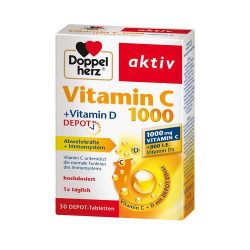 Vitamin C 1000mg + Vitamin D 800 I.J.  30 tableta Doppelherz