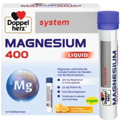 DOPPELHERZ MAGNESIUM 400 LIQUID BOČICE a30, Doprinosi normalnoj funkciji mišića i nervnog sistema