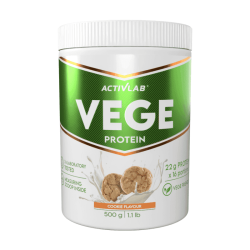 Biljni proteini – Vege Protein s okusom cookie Activlab (500 g)