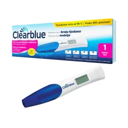 Clearblue Digital test za utvrđivanje trudnoće s pokazateljem tjedana