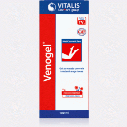 VITALIS VENOGEL gel a 100ml, Prirodni preparat kod otečenih i umornih nogu