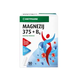 Dietpharm Magnezij 375mg + Vitamin B6 50 Kapsula
