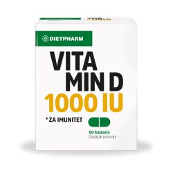 Dietpharm Vitamin D 1000 IU 60 kapsula