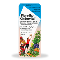 FLORADIX-KINDERVITAL ZA DJECU a 250ml, Dodatak prehrani bogat kalcijumom i vitaminima