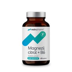 Nutripharm Magnezij Citrat + Vitamin B6 60 Tableta