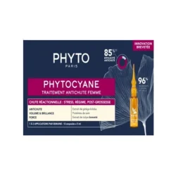 Phyto PHYTOCYANE tretman protiv reaktivnog ispadanja kose za žene 12x5ml ampule