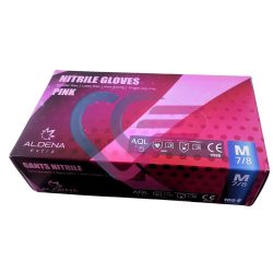 RUKAVICE NITRIL, PINK, M