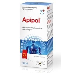 Apipharma Apipol Sirup za Smirivanje Kašlja s Medom 100ml